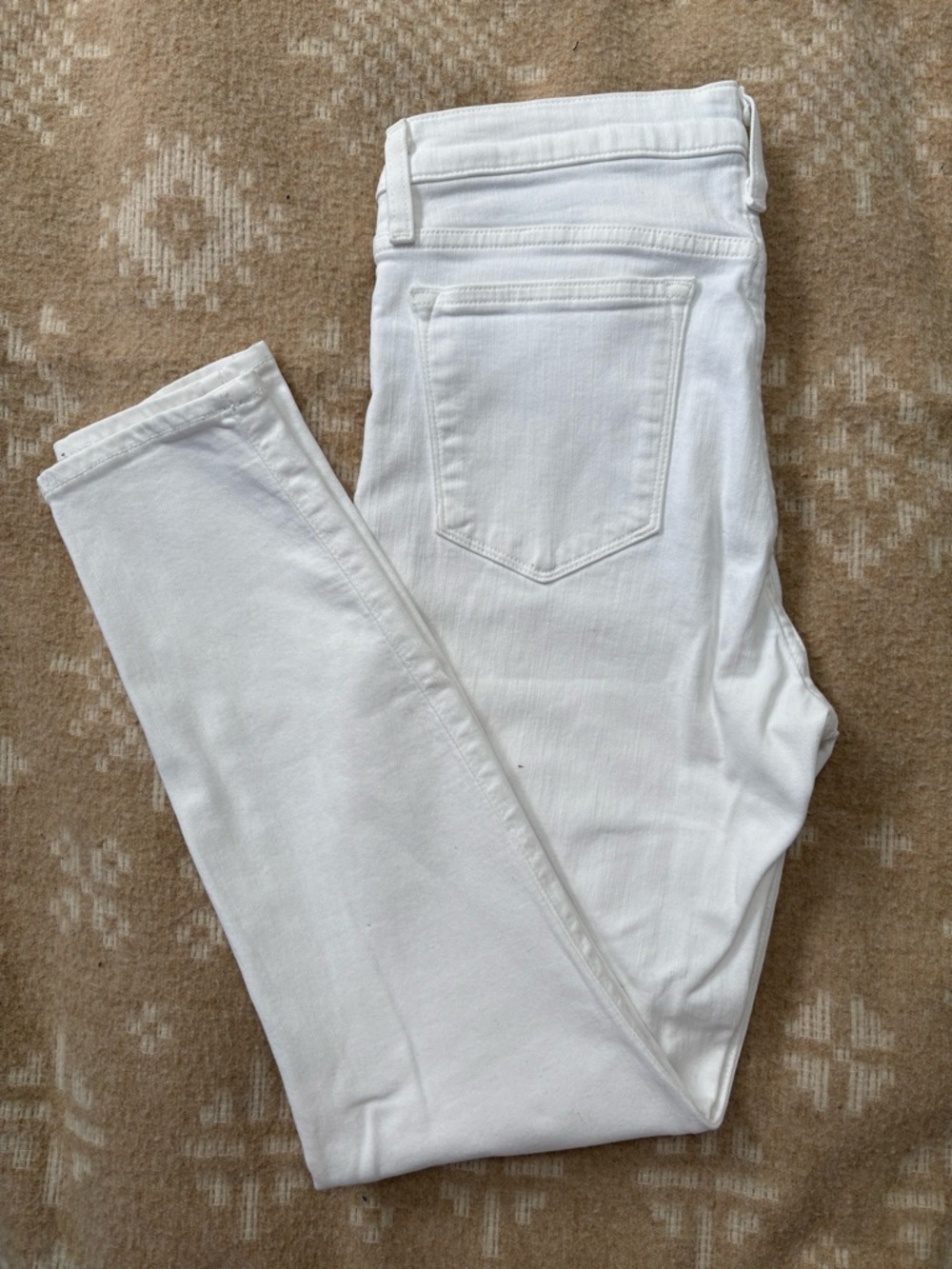 J. Crew White Skinny Jeans - Clean High-Rise Silhouette